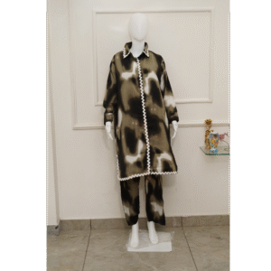 elegant tie dye co ord set