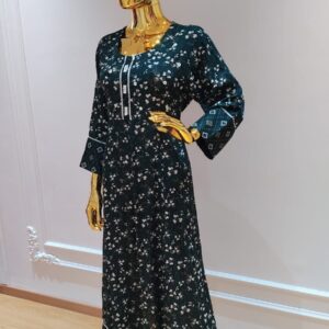 bottle green plus size kurti