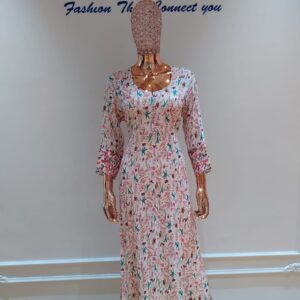 white multi plus size kurti